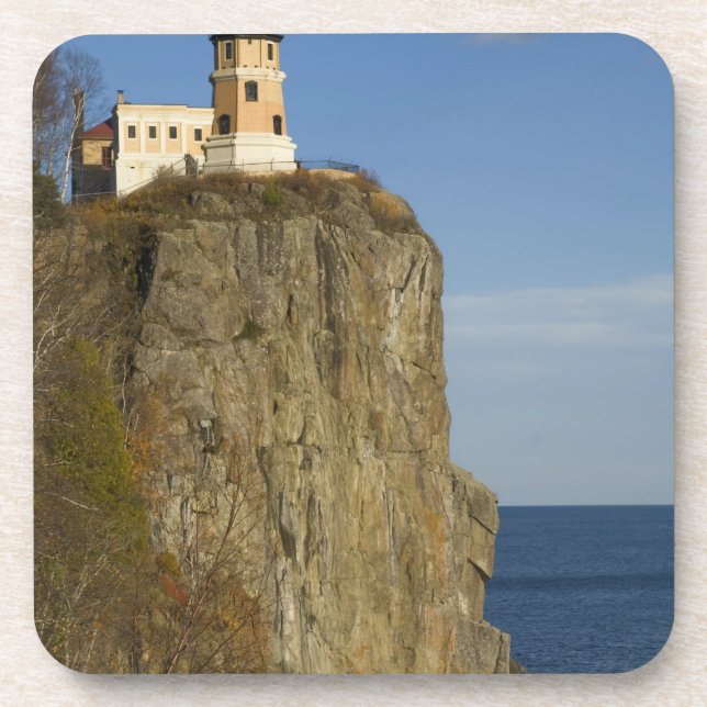 Posavasos EE. UU., Minnesota. Faro Split Rock en lago (Frente)