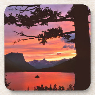 Posavasos EE. UU., Montana, Parque Nacional Glaciar. Paisaje