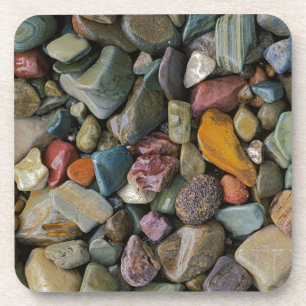 Posavasos EE. UU., Montana, Parque Nacional Glaciar, Piedras