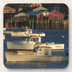 Posavasos EE.UU., Norteamérica, Maine, Bernard, Pesca