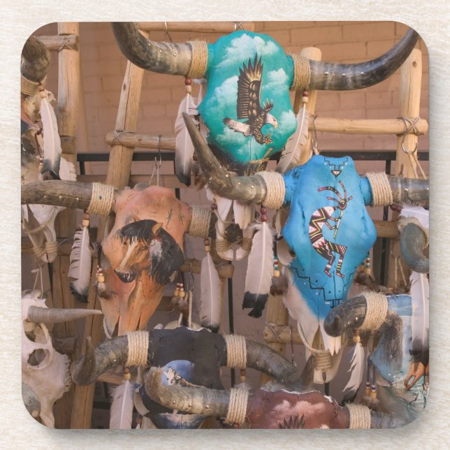 Posavasos EE. UU., Nuevo México, Santa Fe: Centro de Santa F (Frente)