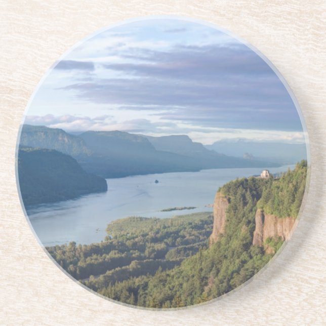 Posavasos EE.UU., Oregón, desfiladero del río Columbia, Vist (Frente)