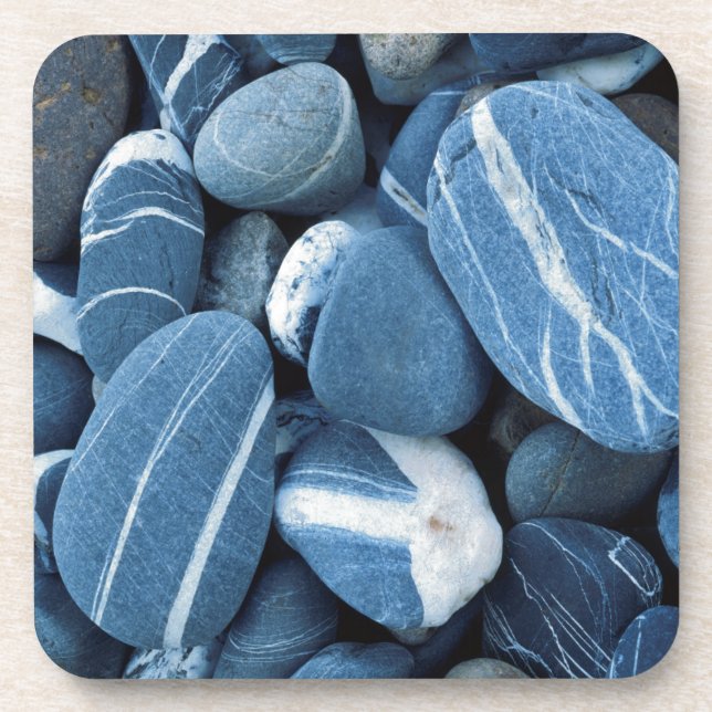 Posavasos EE. UU., Vermont, lago Champlain, piedras (Frente)