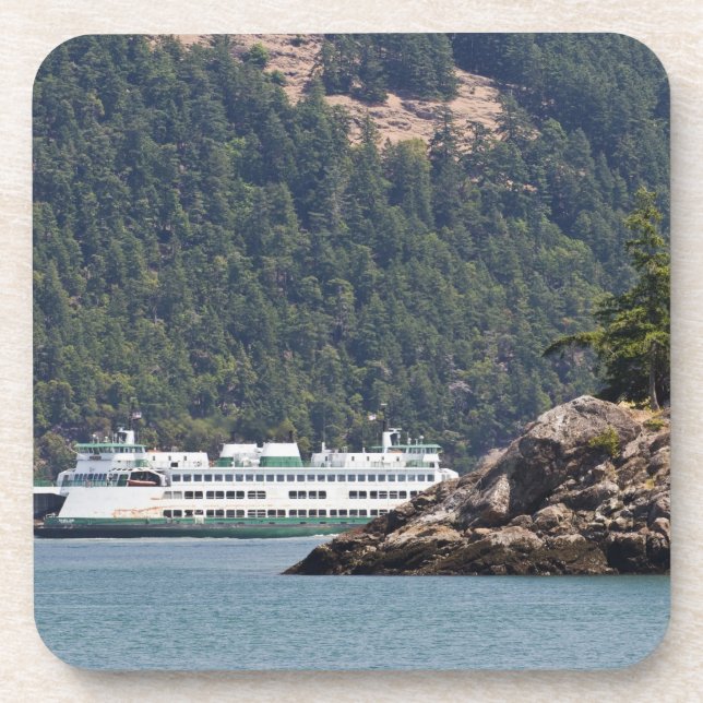 Posavasos EE. UU., WA. Washington State Ferries (Frente)