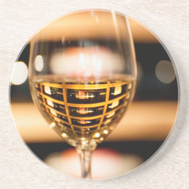 Posavasos EE. UU., Washington, Walla Walla. Copa de vino (Frente)
