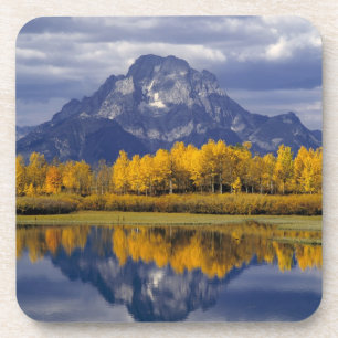 Posavasos EE. UU., Wyoming, Parque Nacional Grand Teton. Con