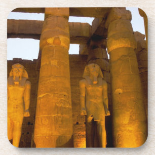 Posavasos Egipto, Luxor. Templo de Karnack.
