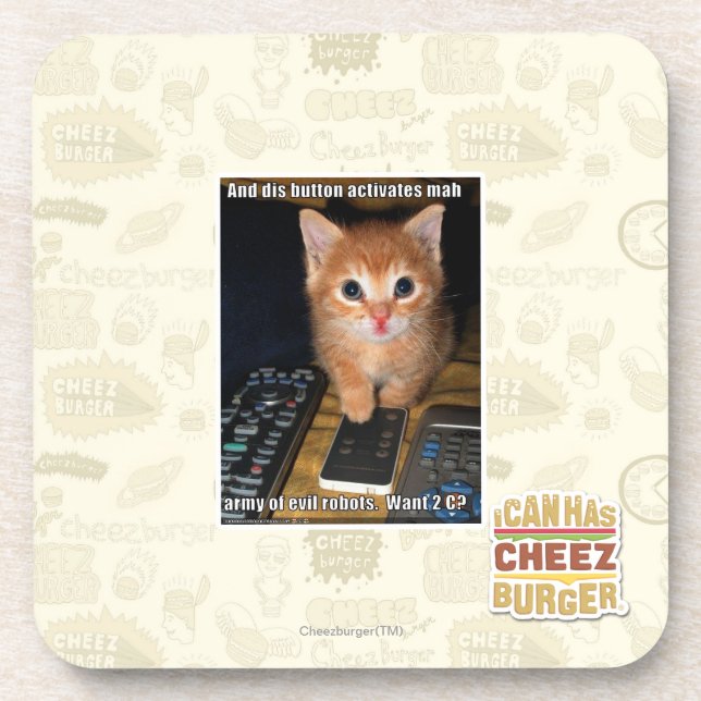 Posavasos Ejército de robots malvados (Frente)