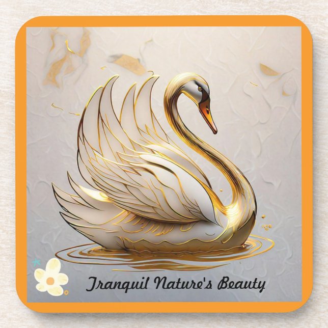 Posavasos "El abrazo suave de la serenidad" (Frente)