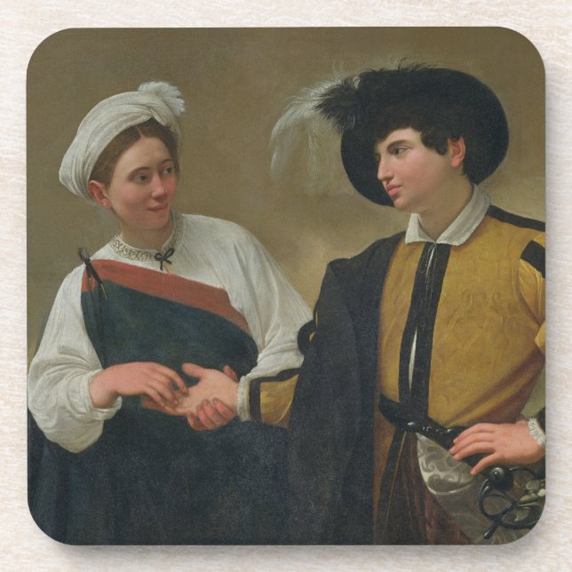 Posavasos El adivino (La Buona Ventura), c.1594 (Frente)