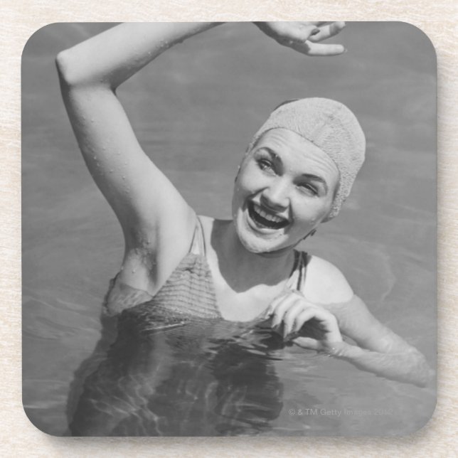 Posavasos El agitar de la mujer (Frente)