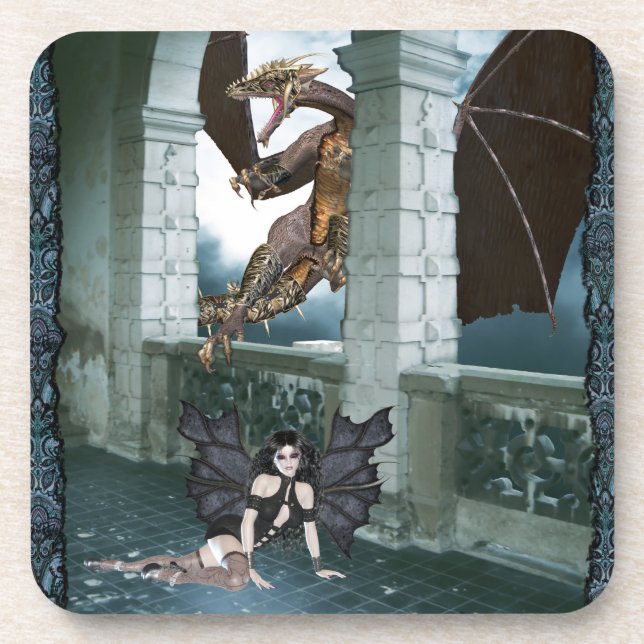Posavasos El aire del dragón (Frente)