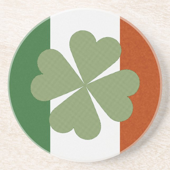 Posavasos El amante afortunado irlandés con encanto (Frente)