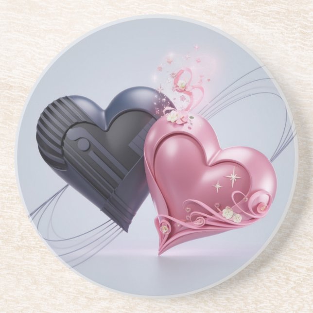 Posavasos El amor desata la montaña rusa (Frente)