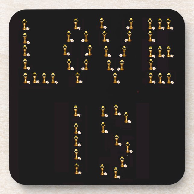 Posavasos El amor es (Frente)