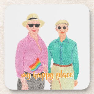 Posavasos El amor es El día de San Valentín del Orgullo del