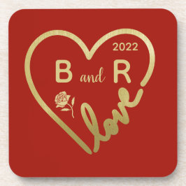 Posavasos El amor es la respuesta para el día de San Valentí