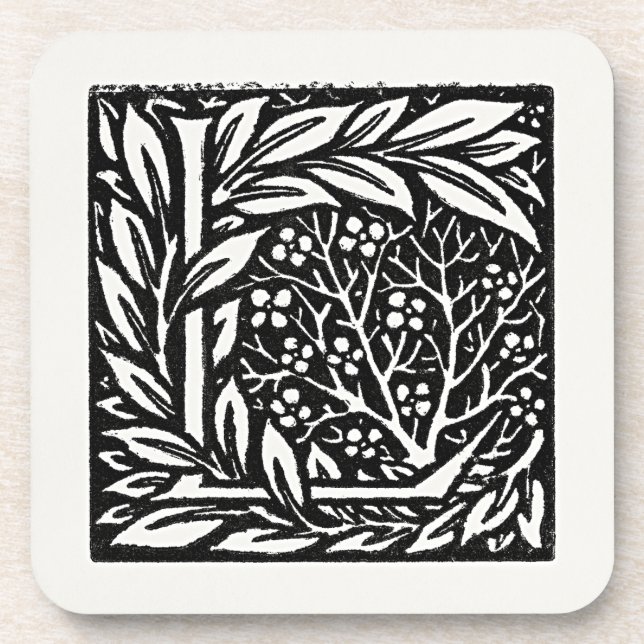 Posavasos El amor es suficiente de William Morris (Frente)