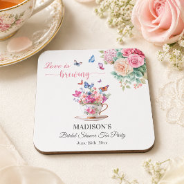 Posavasos El amor está en ebullición Desayuno de té para la 
