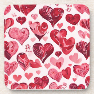 Posavasos El amor está en el diseño de aire-corazón