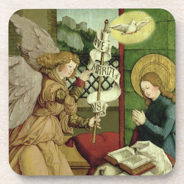 Posavasos El anuncio (aceite en el panel) (Frente)