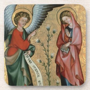 Posavasos El anuncio, c.1330 (aceite en el panel)