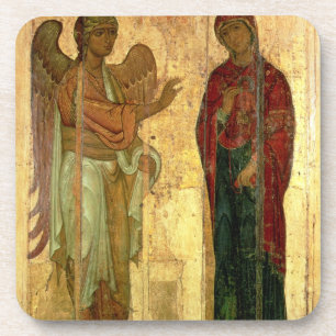 Posavasos El anuncio de Ustiug, c.1130-40 (tempera en la