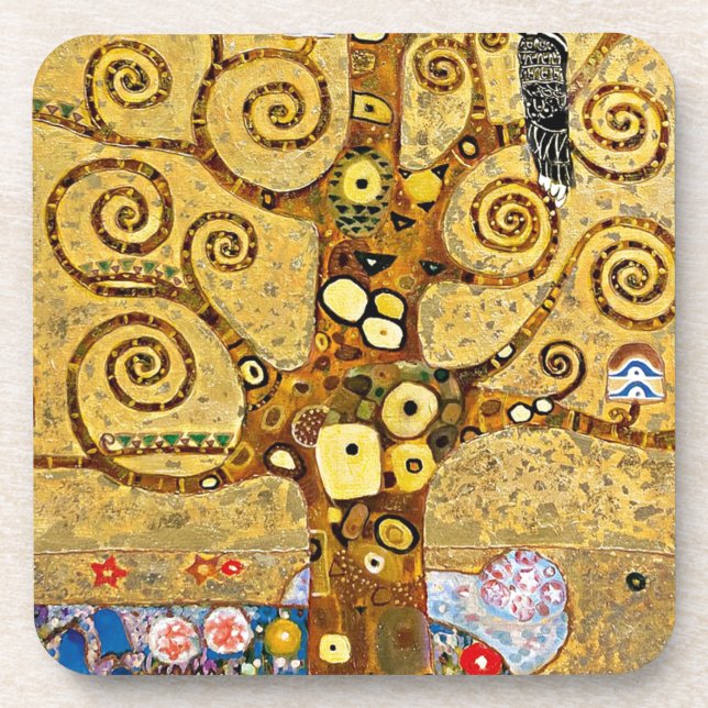 Posavasos "El árbol de la vida" , Gustav Klimt (Frente)