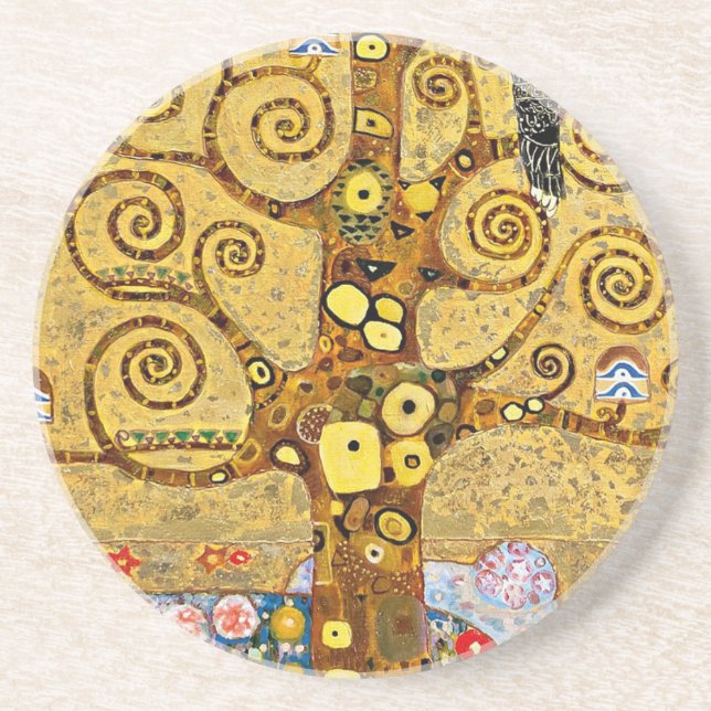 Posavasos "El árbol de la vida" , Gustav Klimt (Frente)