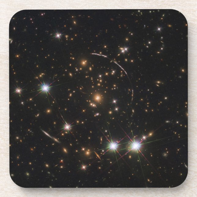 Posavasos El Arco Del Sol En Un Grupo De Galaxias Masivo (Frente)