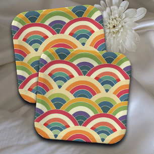 Posavasos El arcoiris del Boho colorido