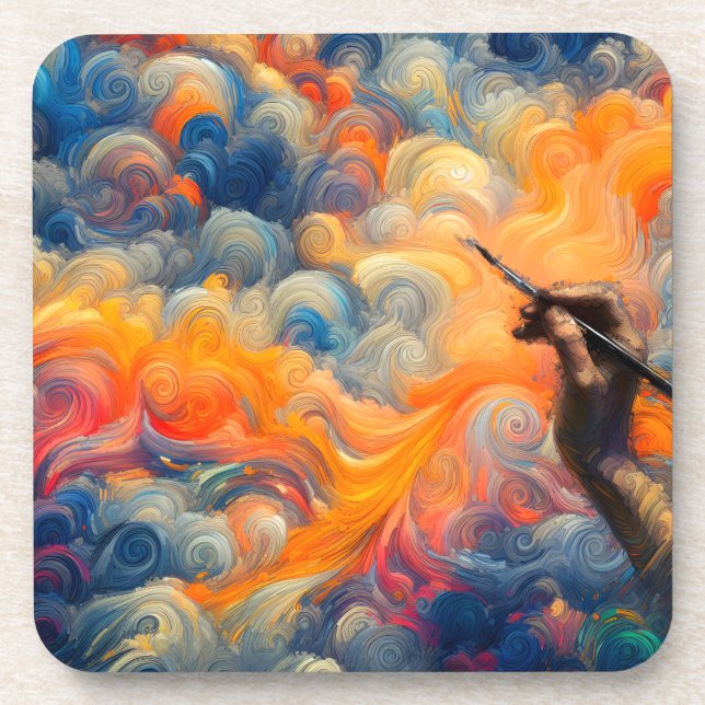 Posavasos El artista del cielo (Frente)