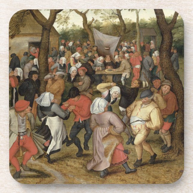 Posavasos El banquete de la boda (Frente)