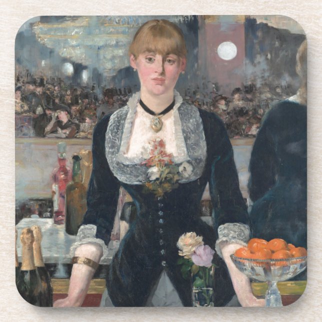 Posavasos El bar A del Edouard Manet en el Folies-Bergère (Frente)