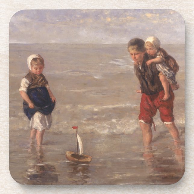 Posavasos El barco del juguete (Frente)