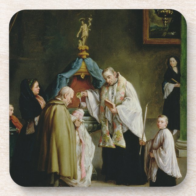 Posavasos El bautismo (Frente)