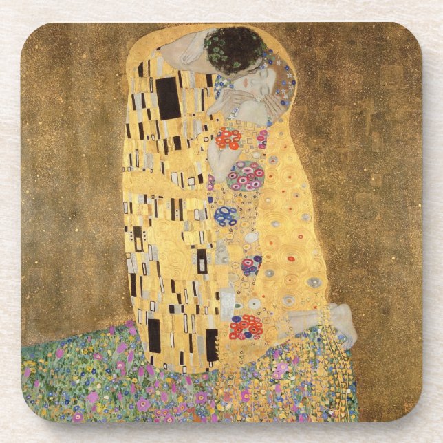 Posavasos El beso, 1907-08 (Frente)