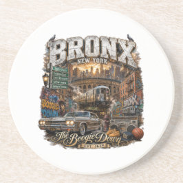 Posavasos El Bronx Nueva York Boogie Down Collage Urbano