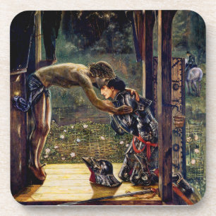 Posavasos El Caballero Misericordioso de Edward Burne-Jones