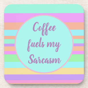 Posavasos El café aprovisiona de combustible mi práctico d