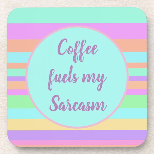 Posavasos El café aprovisiona de combustible mi práctico de (Frente)
