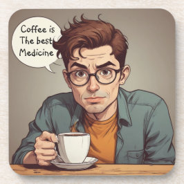 Posavasos El café es la mejor medicina