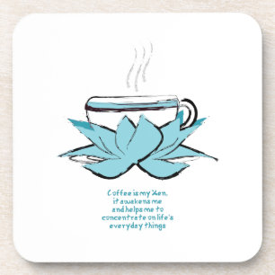 Posavasos el café es mi montaña rusa zen