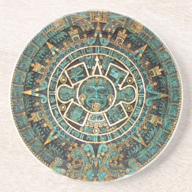 Posavasos El calendario azteca (Frente)