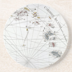 POSAVASOS EL CARIBE: MAPA, 1775