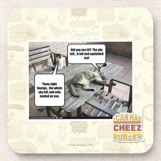 Posavasos El cielo está cayendo (Frente)