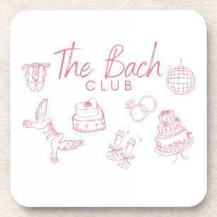 Posavasos El Club Bach – Diseño de Despedida de Soltera