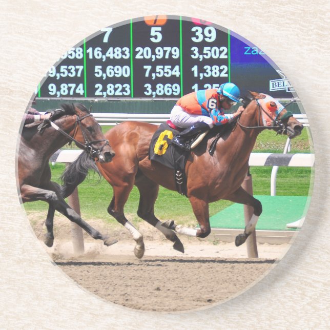 Posavasos El competir con de Belmont Park hermoso (Frente)