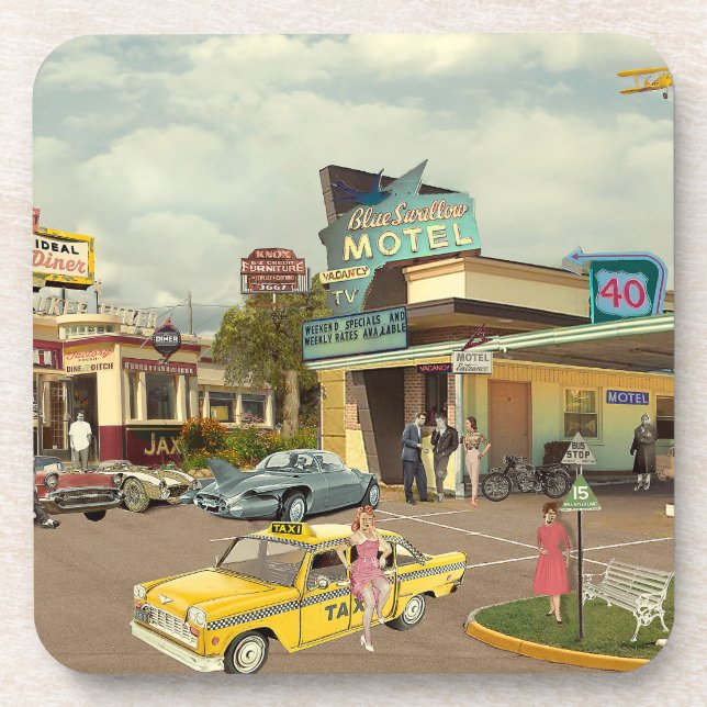 Posavasos El controlador del taxi (Frente)