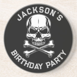 Posavasos El cráneo del barco pirata negro